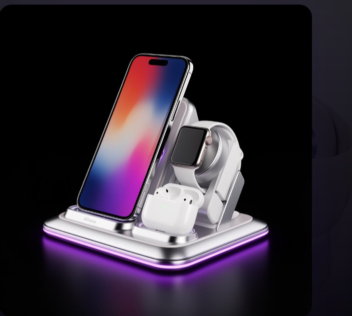 Foldable 3-in-1 Charger